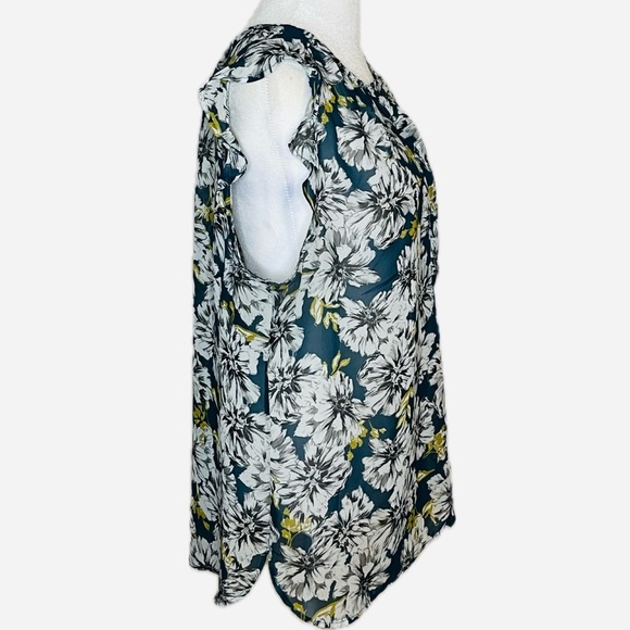 Ann Taylor Factory Sleeveless Floral Blouse – Size L - Picture 3 of 5